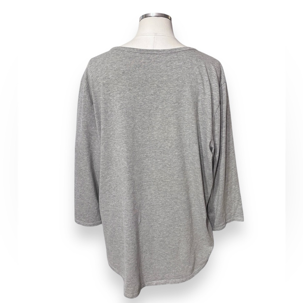 LIFE IS GOOD Cat Lover Crusher Long Sleeve Scoop Neck Top - Picture 3 of 9